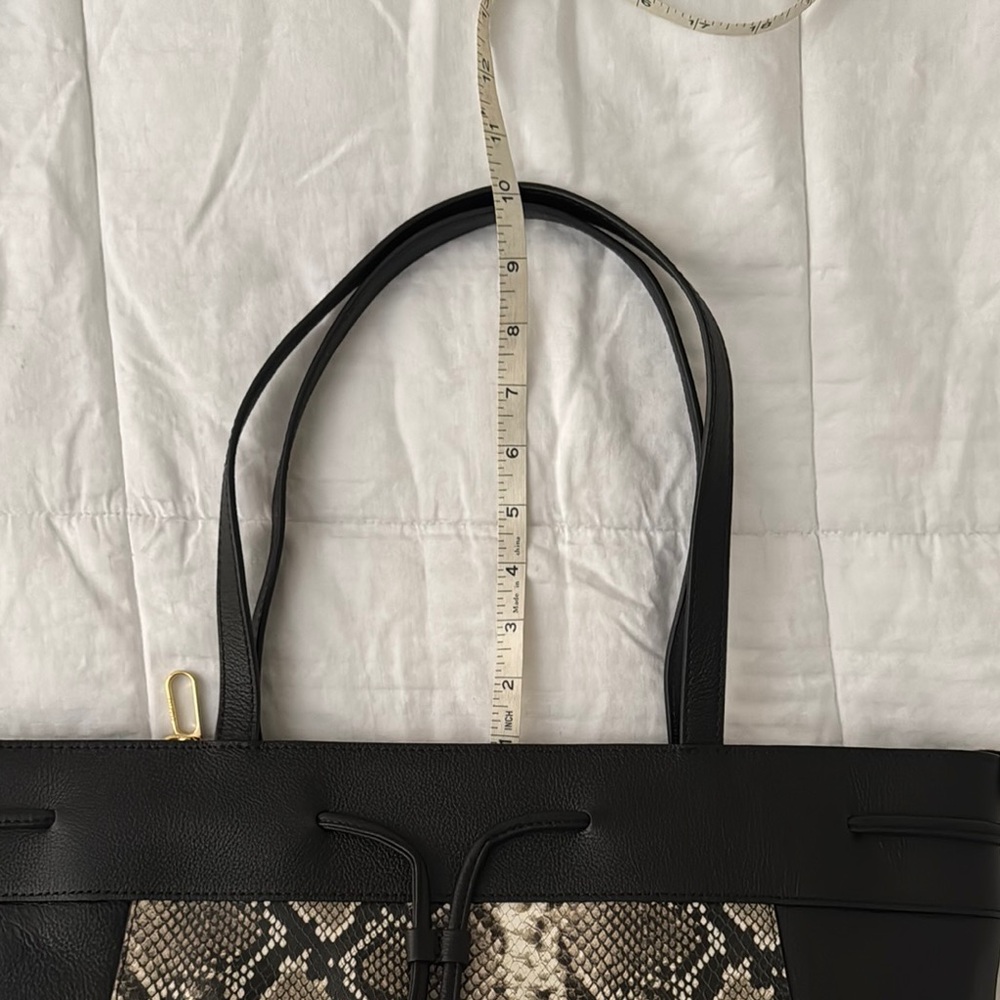 Talbots Black and Tan Tote Bag with Elegant Design - Picture 10 of 10